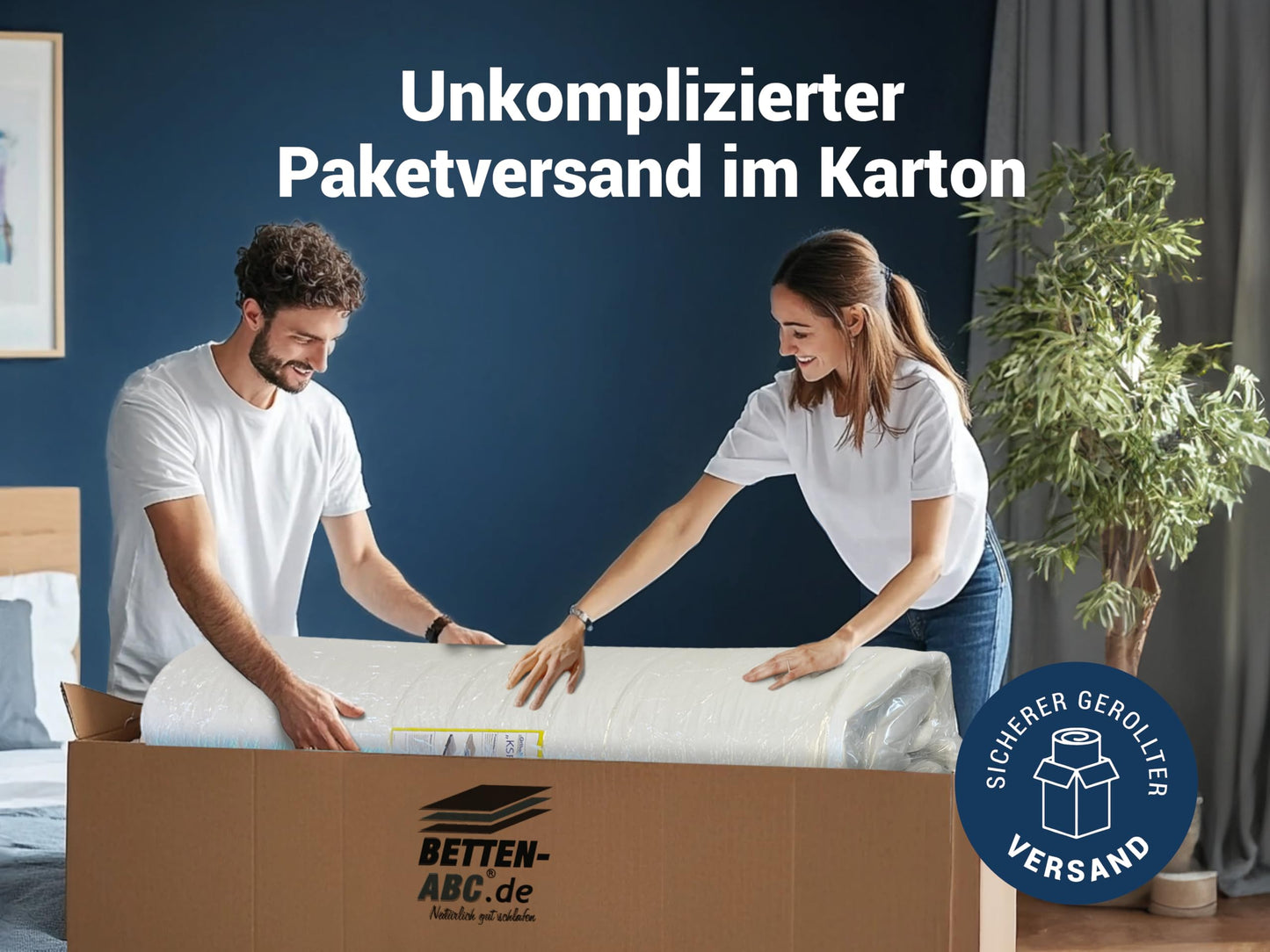 Betten-ABC - Matratze (KSP-500) - 140x200 cm (H3) - 7-Zonen Matratze aus Kaltschaum - Hypoallergen & Antibakteriell - Oeko-TEX® Zertifiziert - Bezug abnehmbar & waschbar - Lieferung per Paket