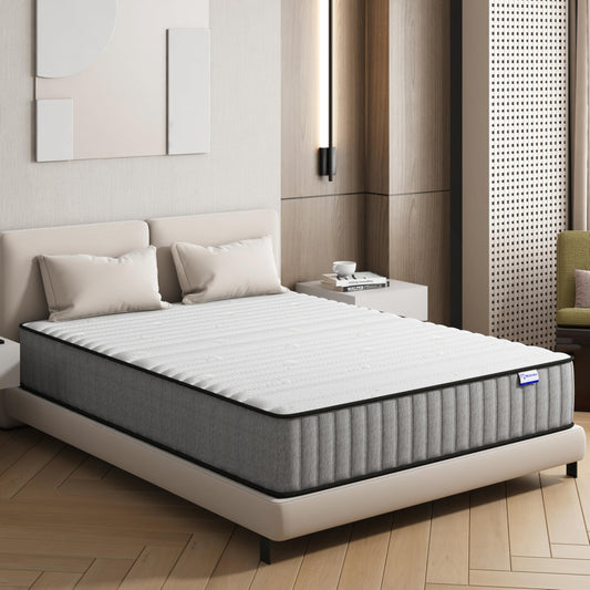 Matoresu Matratze 140x200 cm 7-Zone Härtegrad H3 Höhe/Öko-Tex Zertifiziert, 21 cm Taschenfederkernmatratze mit Memory Foam Bett Matratze 140x200x21cm